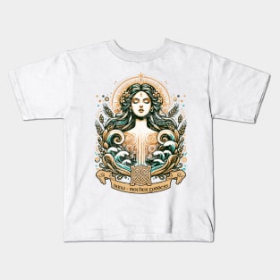 Danu: Celtic Mother Goddess of Fertility and Prosperity Kids T-Shirt